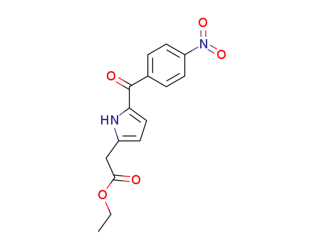 1H-Pyrrole-2-acetic acid, 5-(4-nitrobenzoyl)-, ethyl ester