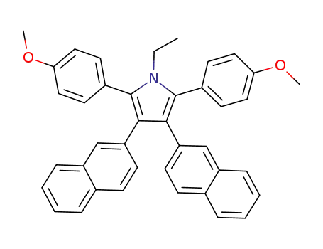 1-ethyl-2,5-bis(4-methoxyphenyl)-3,4-di(naphthalen-2-yl)-1H-pyrrole
