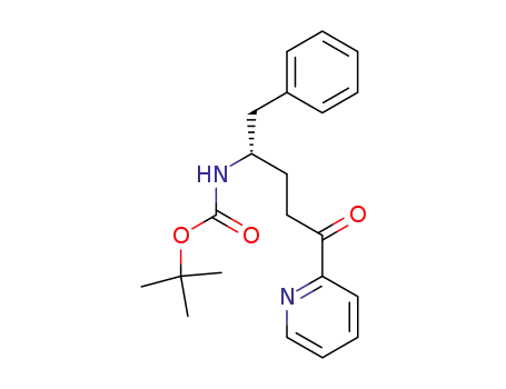 Carbamic acid, [(1S)-4-oxo-1-(phenylmethyl)-4-(2-pyridinyl)butyl]-,
1,1-dimethylethyl ester