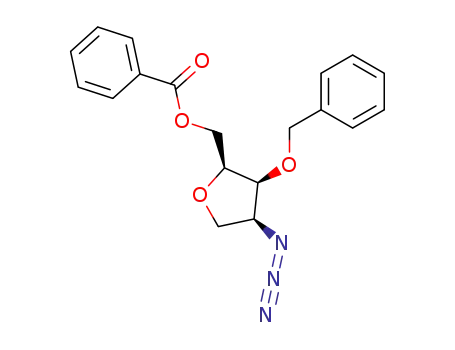 (2S,3S,4S)-4-azido-2-[(benzoyloxy)methyl]-3-(benzyloxy)tetrahydrofuran
