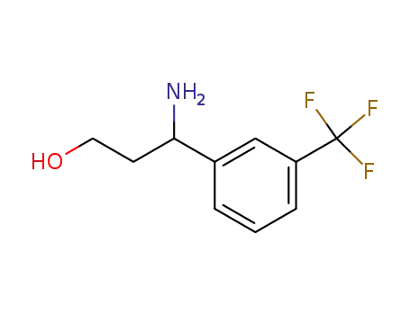 Molecular Structure of 683221-00-3 (3-AMINO-3-(3-TRIFLUOROMETHYL-PHENYL)-PROPAN-1-OL)