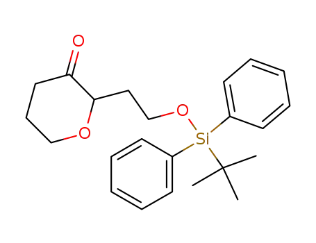 (+/-)-2-[2-(tert-Butyldiphenylsiloxy)ethyl]-2,3,5,6-tetrahydro-4H-pyran-3-one