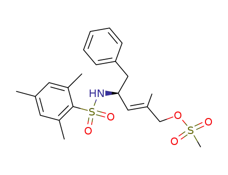 (4S,2E)-2-methyl-5-phenyl-4-[N-(2,4,6-trimethylphenylsulfonyl)amino]-O-methylsulfonylpent-2-en-1-ol