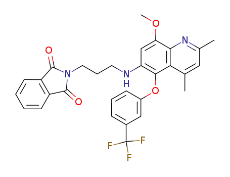 2,4-dimethyl-8-methoxy-6-(4-phthalimidopropylamino)-5-(trifluoromethylphenoxy)quinoline