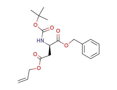 β-allyl α-benzyl (2R)-N-(tert-butoxycarbonyl)aspartate diester