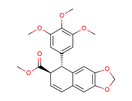 6.7-Methylendioxy-1-<3.4.5-trimethoxy-phenyl>-1.2-dihydro-naphthoesaeure-(2)-methylester