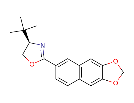 4-<i>tert</i>-butyl-2-naphtho[2,3-<i>d</i>][1,3]dioxol-6-yl-4,5-dihydro-oxazole