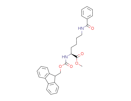 (S)-methyl 2-(((9H-fluoren-9-yl)methoxy)carbonylamino)-6-benzamidohexanoate