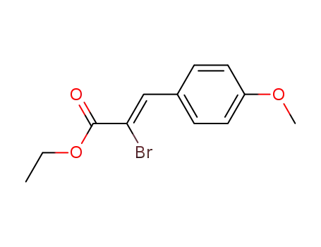 2-Propenoic acid, 2-bromo-3-(4-methoxyphenyl)-, ethyl ester, (2Z)-
