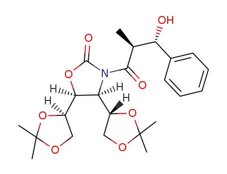 (4S,5S,2'S,3'S)-3-(3-hydroxy-2-methyl-3-phenyl-1-oxopropyl)-5-[(4R)-2,2-dimethyl-1,3-dioxolan-4-yl]-4-[(4S)-2,2-dimethyl-1,3-dioxolan-4-yl]-1,3-oxazolidin-2-one