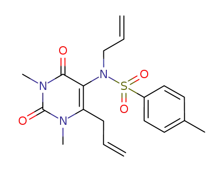 N-allyl-N-(6-allyl-1,3-dimethyl-2,4-dioxo-1,2,3,4-tetrahydropyrimidin-5-yl)-4-methylbenzenesulfonamide