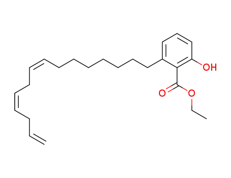 ethyl [8(Z),11(Z),14-pentadecatrienyl]salicylate