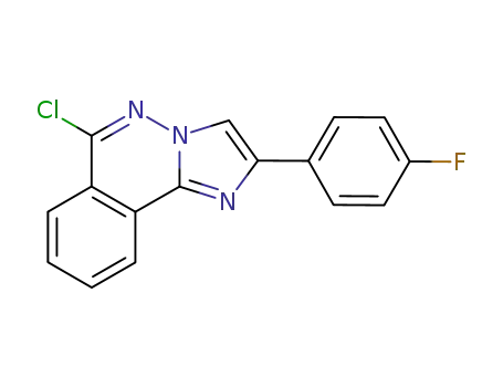 6-chloro-2-(4-fluoro-phenyl)-imidazo[2,1-<i>a</i>]phthalazine