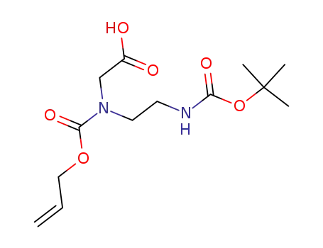 Glycine,
N-[2-[[(1,1-dimethylethoxy)carbonyl]amino]ethyl]-N-[(2-propenyloxy)carb
onyl]-