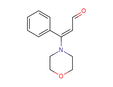 Molecular Structure of 5807-05-6 (3-(morpholin-4-yl)-3-phenyl-2-propenal)