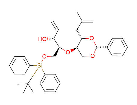 (3R,4S)-5-(tert-Butyl-diphenyl-silanyloxy)-4-[(2R,4S,5R)-4-(2-methyl-allyl)-2-phenyl-[1,3]dioxan-5-yloxy]-pent-1-en-3-ol