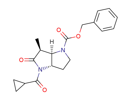 benzyl (3aS,6S,6aR)-4-(cyclopropylcarbonyl)-6-methyl-5-oxohexahydropyrrolo[3,2-b]pyrrole-1(2H)-carboxylate