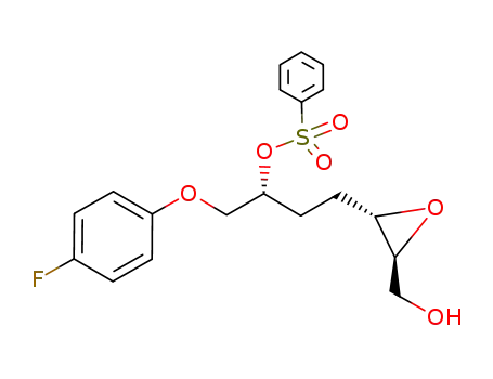 (2S,3S,6R)-6-benzenesulfonyloxy-2,3-epoxy-7-(4-fluorophenoxy)heptan-1-ol