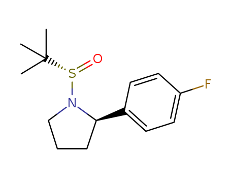 (R)-1-((R)-tert-Butylsulfinyl)-2-(4-fluorophenyl)pyrrolidine