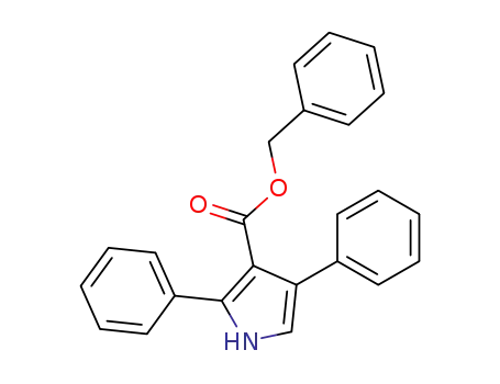 1H-Pyrrole-3-carboxylic acid, 2,4-diphenyl-, phenylmethyl ester