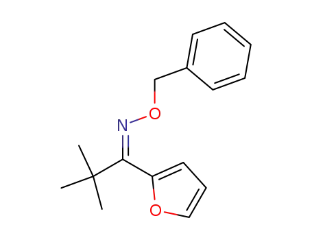 1-Propanone, 1-(2-furanyl)-2,2-dimethyl-, O-(phenylmethyl)oxime, (Z)-