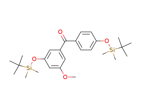 3,4'-di(tert-butyldimethylsilyloxy)-5-methoxybenzophenone