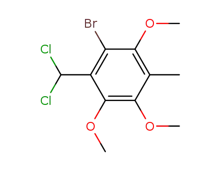 1-bromo-2-dichloromethyl-3,4,6-trimethoxy-5-methylbenzene