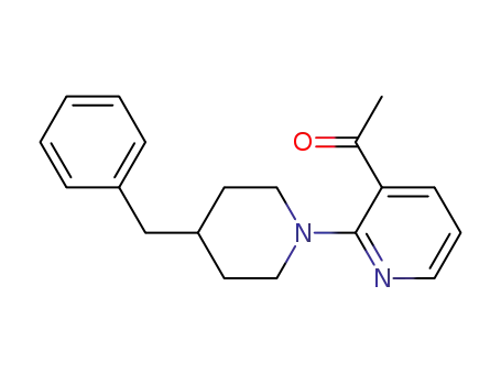 Molecular Structure of 1260147-79-2 (1-[2-(4-benzylpiperidin-1-yl)pyridin-3-yl]ethanone)