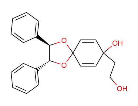 (2R,3R)-8-(2-hydroxy)ethyl-2,3-diphenyl-1,4-dioxaspiro[4.5]deca-6,9-dien-8-ol