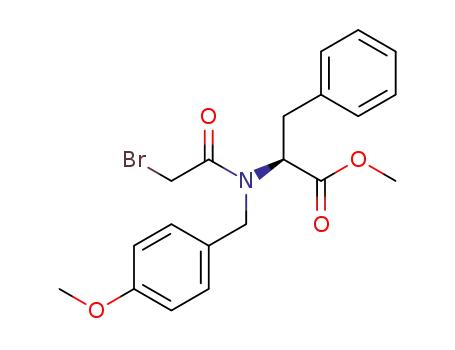 (S)-methyl 2-(bromo-N-(4-methoxybenzyl)acetamido)-3-phenylpropanoate