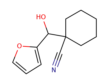 1-(furan-2-yl-hydroxy-methyl)-cyclohexanecarbonitrile