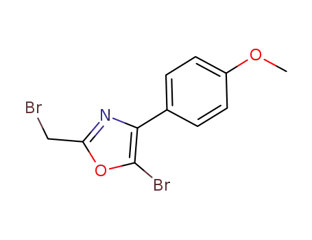5-bromo-2-(bromomethyl)-4-(4-methoxyphenyl)oxazole