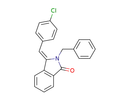 (3Z)-2-benzyl-3-(4-chlorobenzylidene)isoindolin-1-one