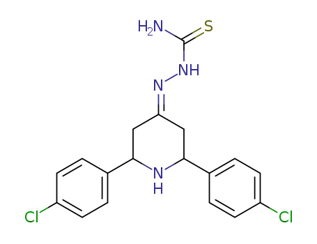Hydrazinecarbothioamide,
2-[2,6-bis(4-chlorophenyl)-4-piperidinylidene]-