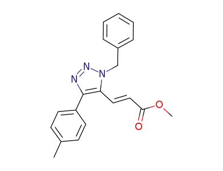 (E)-methyl 3-(3-benzyl-5-p-tolyl-3H-1,2,3-triazol-4-yl)acrylate