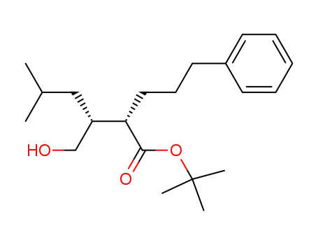tert-butyl 3(R)-hydroxymethyl-5-methyl-2(S)-phenylpropylhexanoate