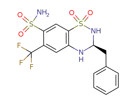 Molecular Structure of 1245935-40-3 ((S)-BendrofluMethiazide)