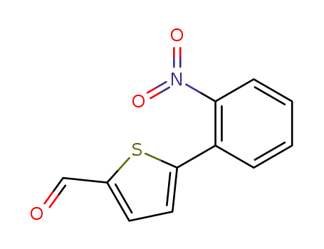 Molecular Structure of 42545-34-6 (5-(2-NITROPHENYL)THIOPHENE-2-CARBALDEHYDE)