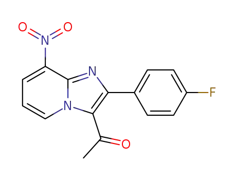 1-[2-(4-fluorophenyl)-8-nitroimidazo[1,2-a]pyridin-3-yl]ethanone