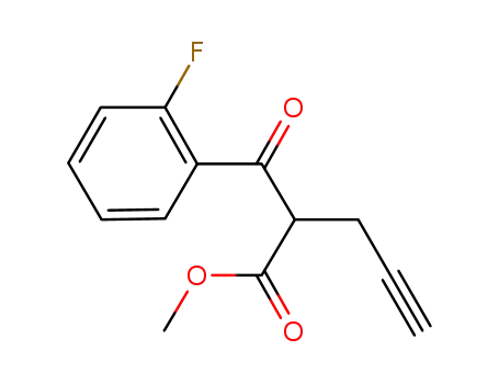 methyl 2-(2-fluorobenzoyl)pent-4-ynoate