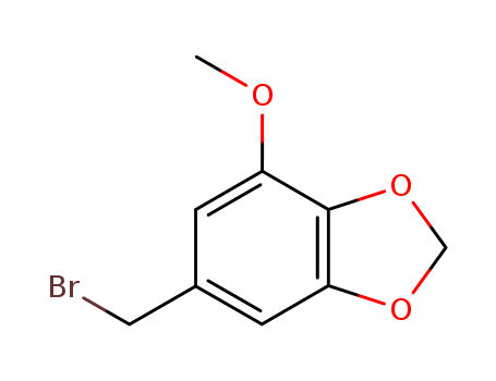 1,3-Benzodioxole, 6-(bromomethyl)-4-methoxy-