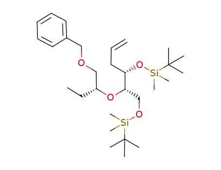 (2S,3S)-2-[(R)-1-(benzyloxymethyl)propyl-1-oxy]-5-hexen-1,3-diol bis(tert-butyldimethylsilyl ether)