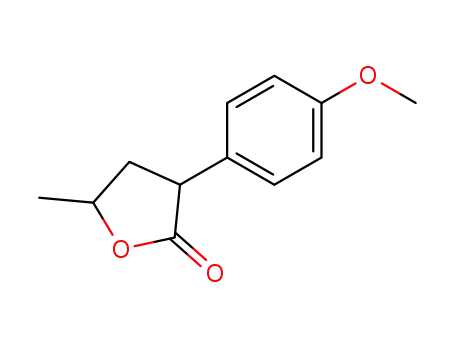 3-(4-methoxyphenyl)-5-methyltetrahydrofuran-2-one