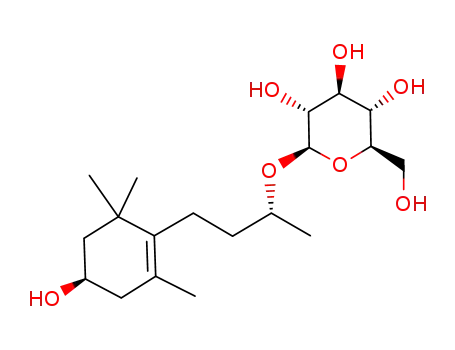b-D-Glucopyranoside,(1R)-3-[(4R)-4-hydroxy-2,6,6-trimethyl-1-cyclohexen-1-yl]-1-methylpropyl