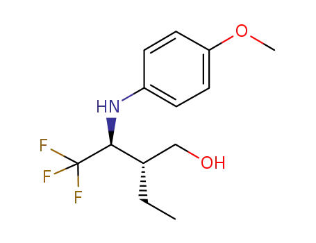 (2R,3S)-2-ethyl-4,4,4-trifluoro-3-(4-methoxyphenylamino)butan-1-ol