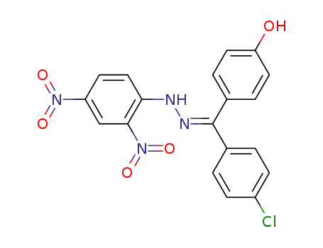 Molecular Structure of 109553-61-9 (4-chloro-4'-hydroxy-benzophenone-(2,4-dinitro-phenylhydrazone))