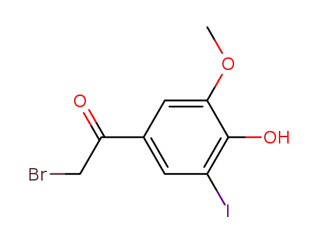 Ethanone, 2-bromo-1-(4-hydroxy-3-iodo-5-methoxyphenyl)-