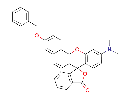 10-(dimethylamino)-3-phenylmethoxy-spiro[7hbenzo[c]xanthene-7,1'(3'H)-isobenzofuran]-3'-one