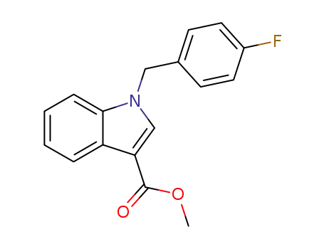 1H-INDOLE-3-CARBOXYLIC ACID, 1-[(4-FLUOROPHENYL)METHYL]-,METHYL ESTER