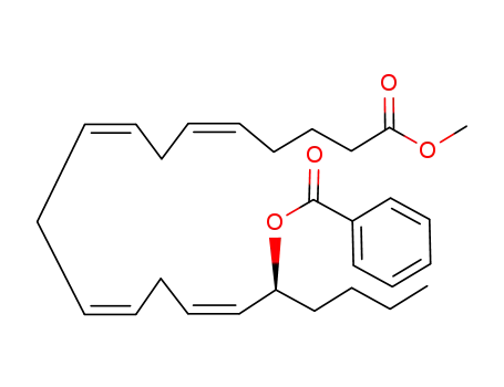 Benzoic acid (2Z,5Z,8Z,11Z)-(S)-1-butyl-15-methoxycarbonyl-pentadeca-2,5,8,11-tetraenyl ester